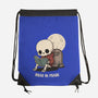 RIP Read In Peace-None-Drawstring-Bag-Popnotic