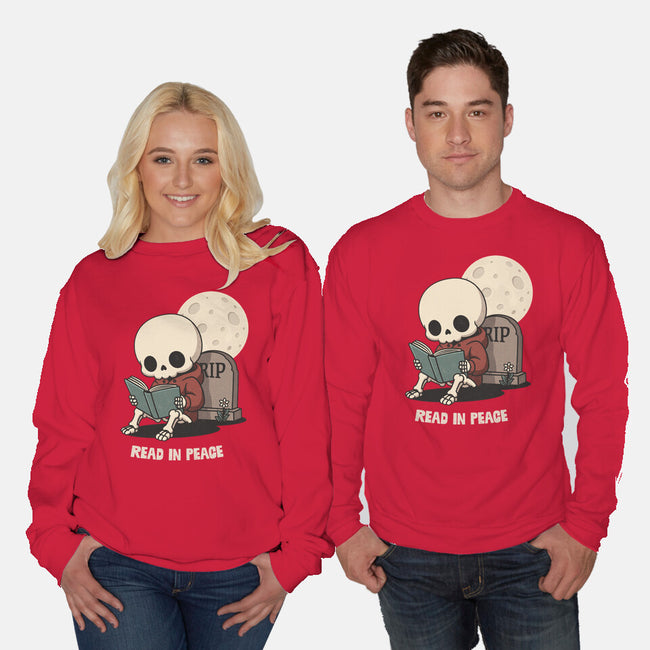 RIP Read In Peace-Unisex-Crew Neck-Sweatshirt-Popnotic
