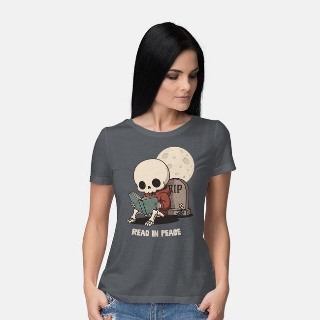 RIP Read In Peace-Womens-Basic-Tee-Popnotic