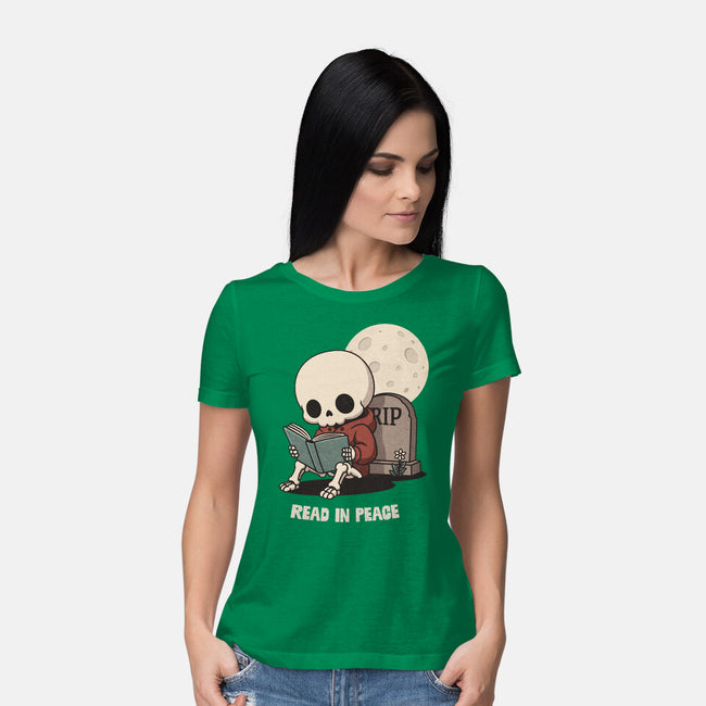 RIP Read In Peace-Womens-Basic-Tee-Popnotic
