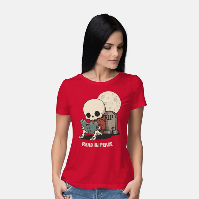 RIP Read In Peace-Womens-Basic-Tee-Popnotic