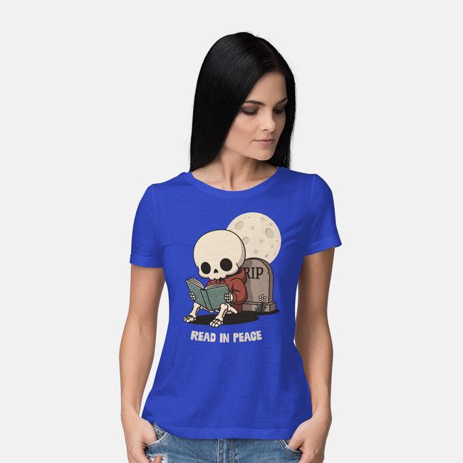 RIP Read In Peace-Womens-Basic-Tee-Popnotic