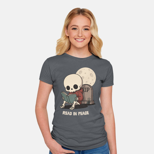 RIP Read In Peace-Womens-Fitted-Tee-Popnotic