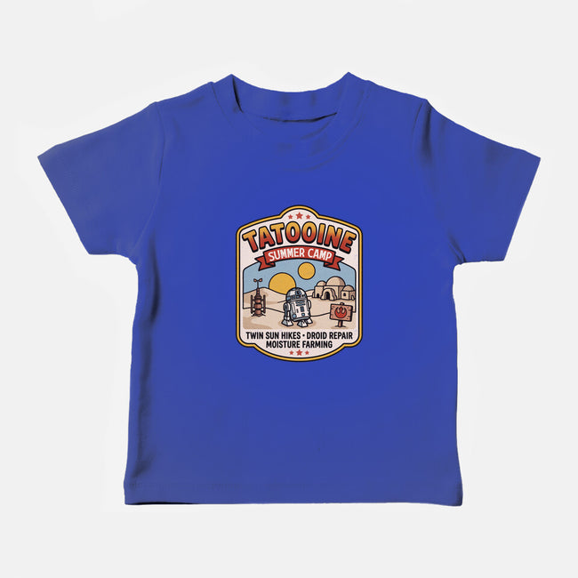 Tatooine Summer Camp-Baby-Basic-Tee-Popnotic