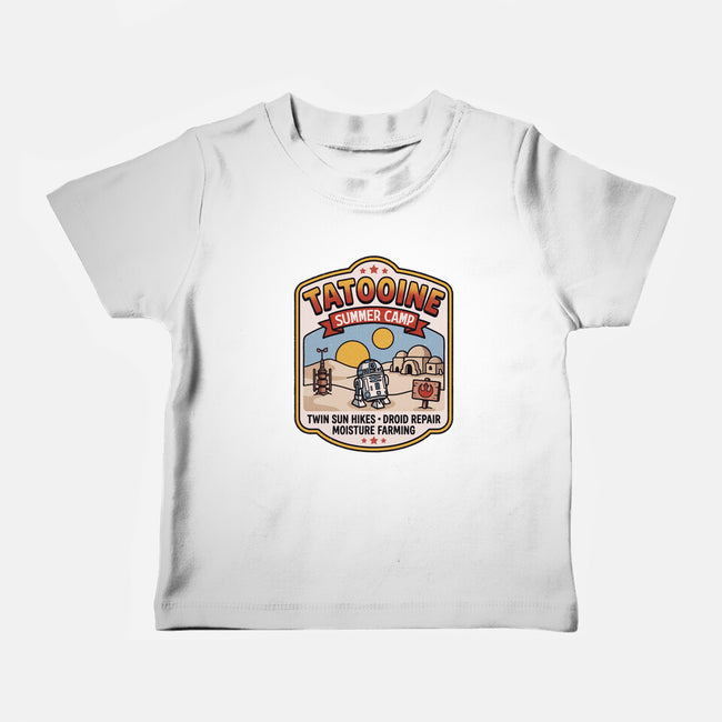Tatooine Summer Camp-Baby-Basic-Tee-Popnotic