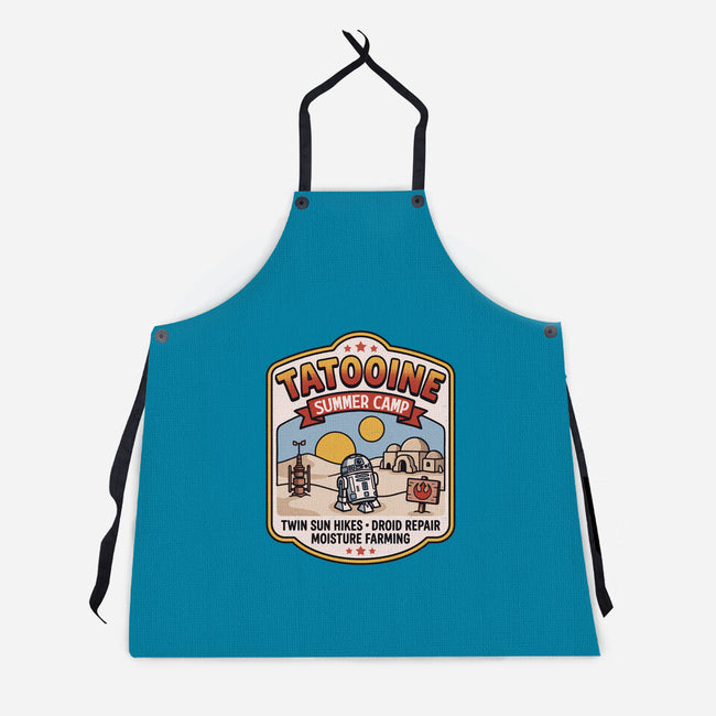 Tatooine Summer Camp-Unisex-Kitchen-Apron-Popnotic