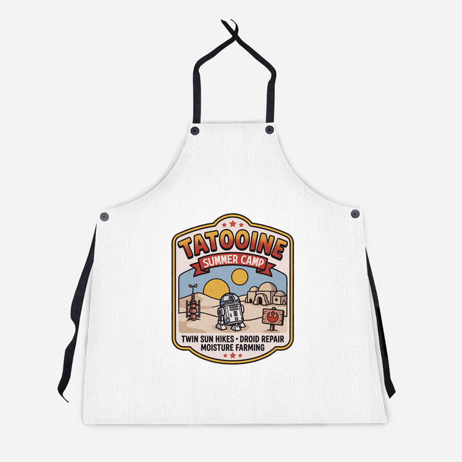 Tatooine Summer Camp-Unisex-Kitchen-Apron-Popnotic
