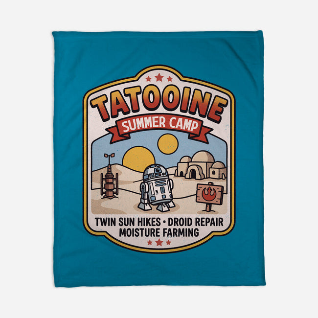 Tatooine Summer Camp-None-Fleece-Blanket-Popnotic