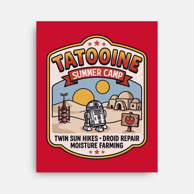 Tatooine Summer Camp-None-Stretched-Canvas-Popnotic