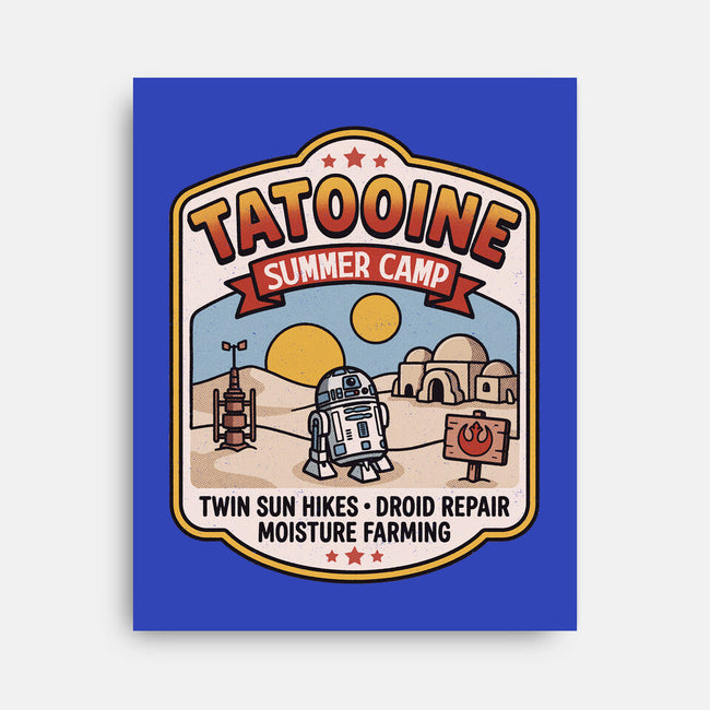 Tatooine Summer Camp-None-Stretched-Canvas-Popnotic