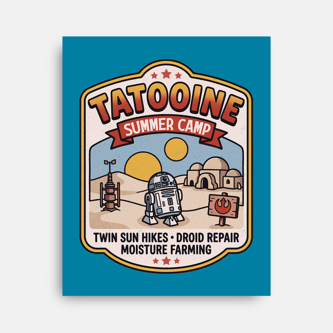 Tatooine Summer Camp-None-Stretched-Canvas-Popnotic