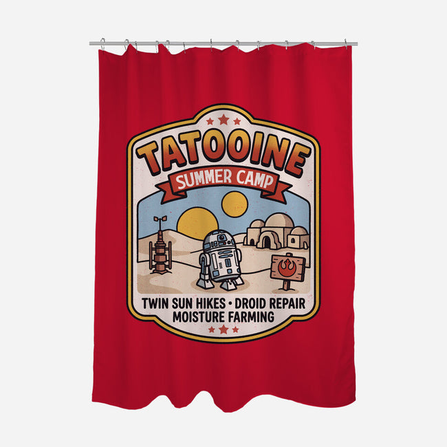 Tatooine Summer Camp-None-Polyester-Shower Curtain-Popnotic