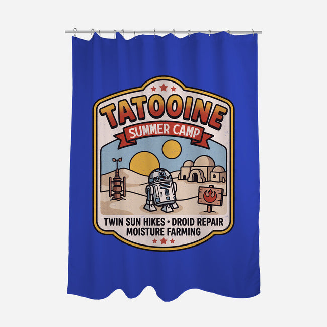Tatooine Summer Camp-None-Polyester-Shower Curtain-Popnotic
