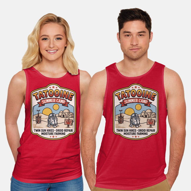 Tatooine Summer Camp-Unisex-Basic-Tank-Popnotic
