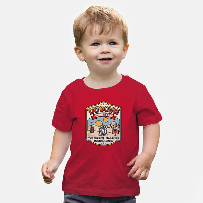Tatooine Summer Camp-Baby-Basic-Tee-Popnotic