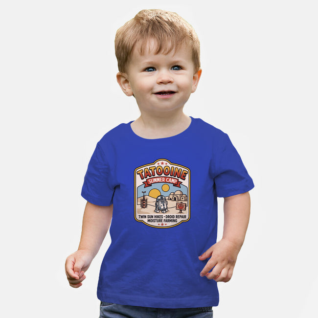 Tatooine Summer Camp-Baby-Basic-Tee-Popnotic