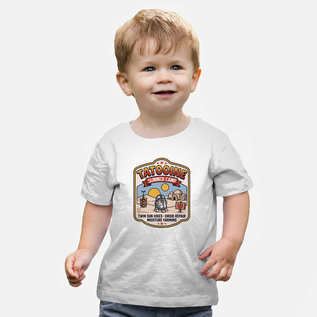 Tatooine Summer Camp-Baby-Basic-Tee-Popnotic