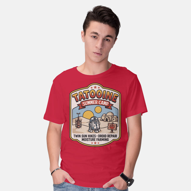 Tatooine Summer Camp-Mens-Basic-Tee-Popnotic