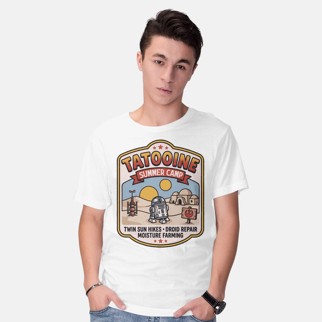 Tatooine Summer Camp-Mens-Basic-Tee-Popnotic