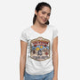 Tatooine Summer Camp-Womens-V-Neck-Tee-Popnotic