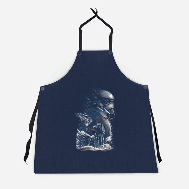 The Empire Silhouette-Unisex-Kitchen-Apron-zascanauta