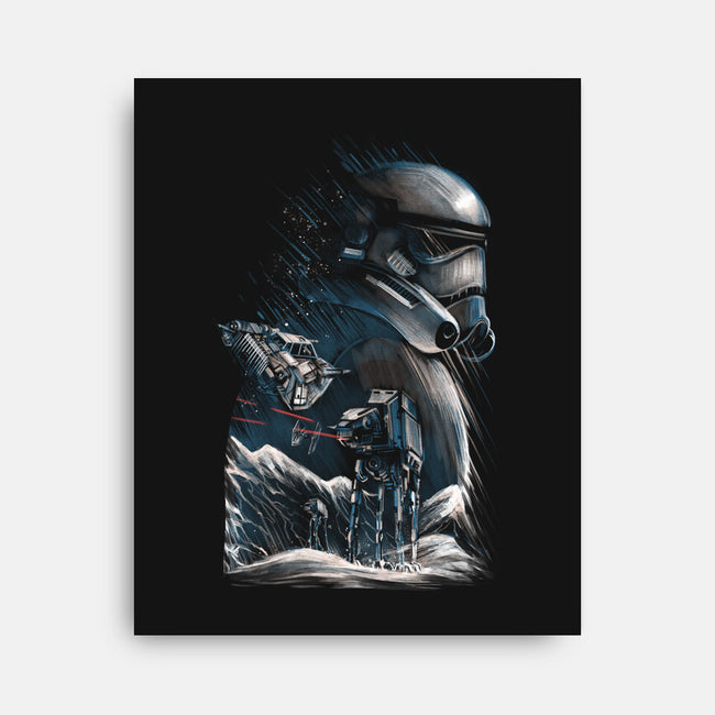 The Empire Silhouette-None-Stretched-Canvas-zascanauta