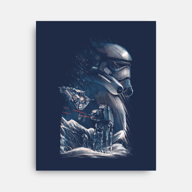 The Empire Silhouette-None-Stretched-Canvas-zascanauta
