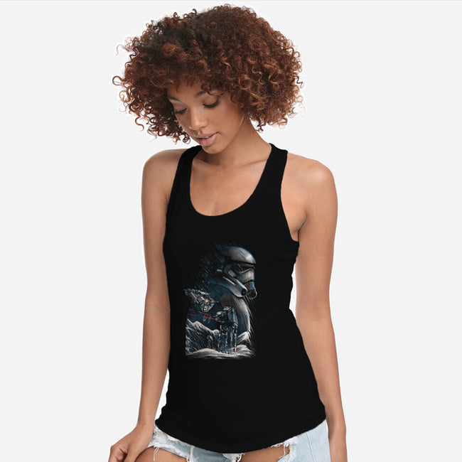 The Empire Silhouette-Womens-Racerback-Tank-zascanauta