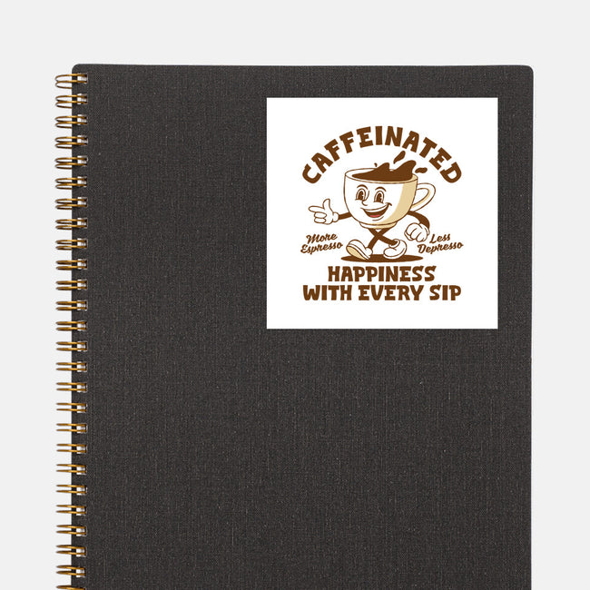 Caffeinated-None-Glossy-Sticker-XYZ Studio