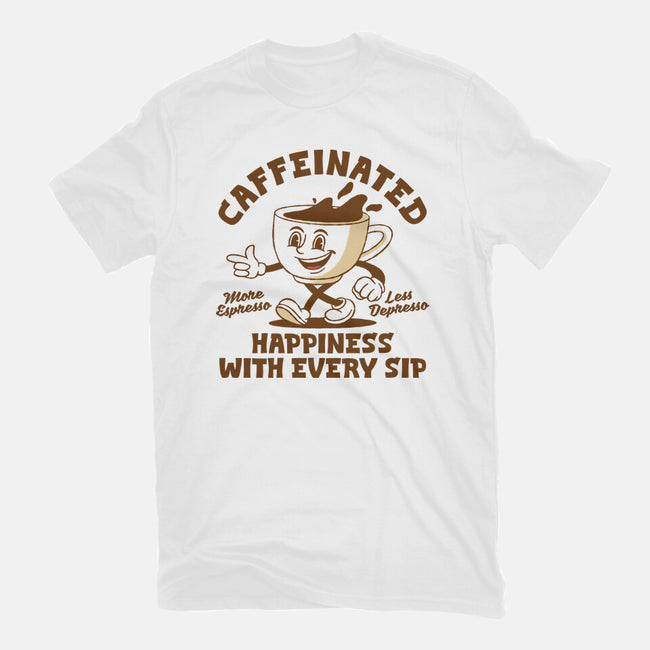 Caffeinated-Womens-Fitted-Tee-XYZ Studio