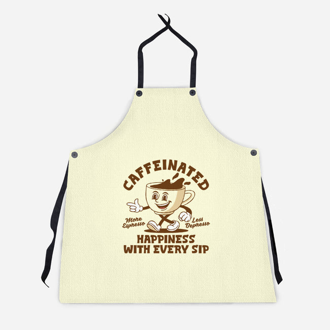 Caffeinated-Unisex-Kitchen-Apron-XYZ Studio