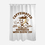 Caffeinated-None-Polyester-Shower Curtain-XYZ Studio