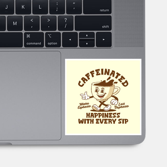 Caffeinated-None-Glossy-Sticker-XYZ Studio