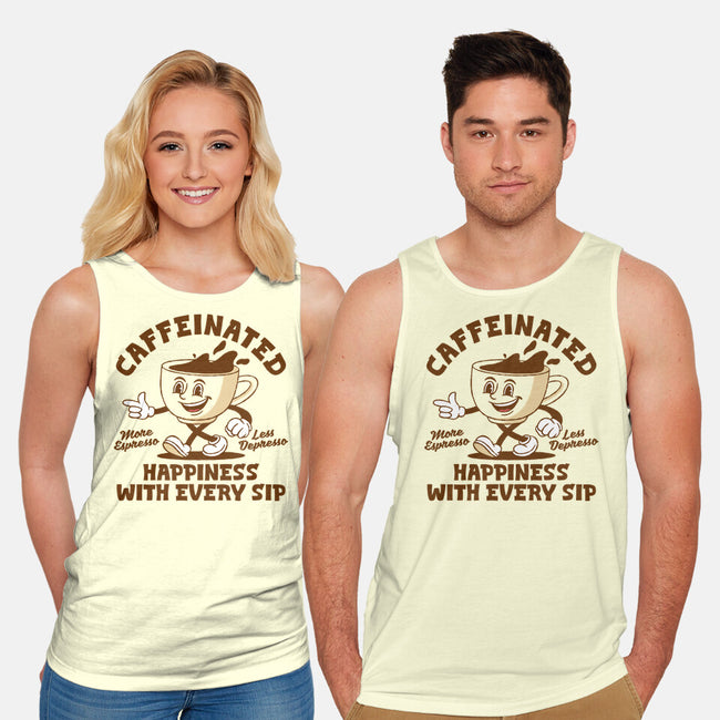 Caffeinated-Unisex-Basic-Tank-XYZ Studio