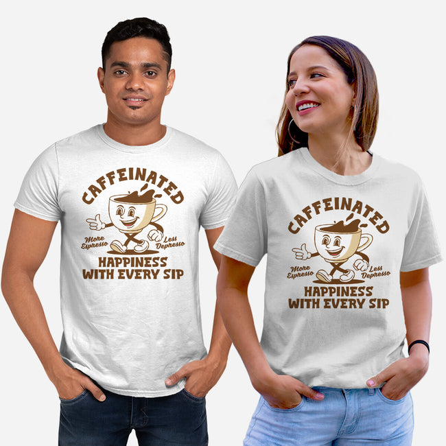 Caffeinated-Unisex-Basic-Tee-XYZ Studio