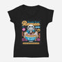 Snowdin Forest Ramen Aesthetic-Womens-V-Neck-Tee-LAGELANTEE