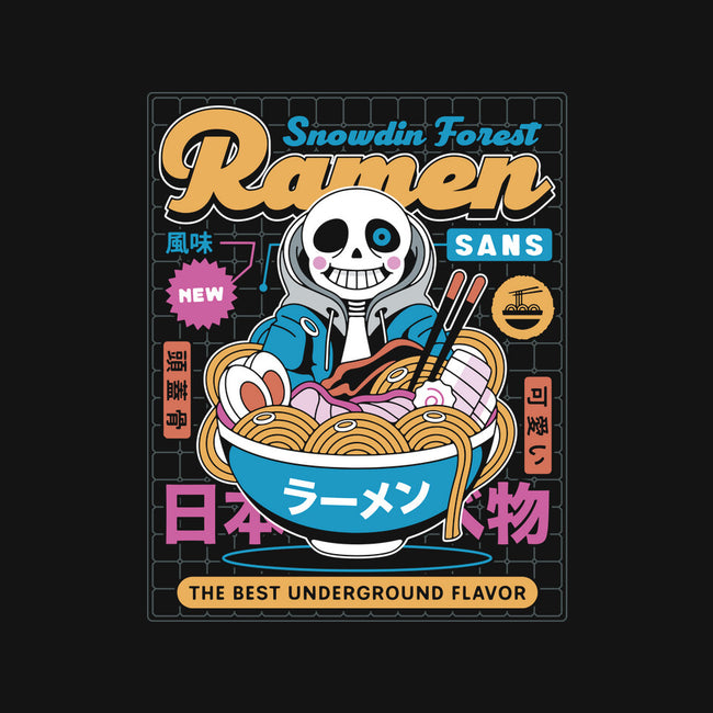 Snowdin Forest Ramen Aesthetic-None-Basic Tote-Bag-LAGELANTEE