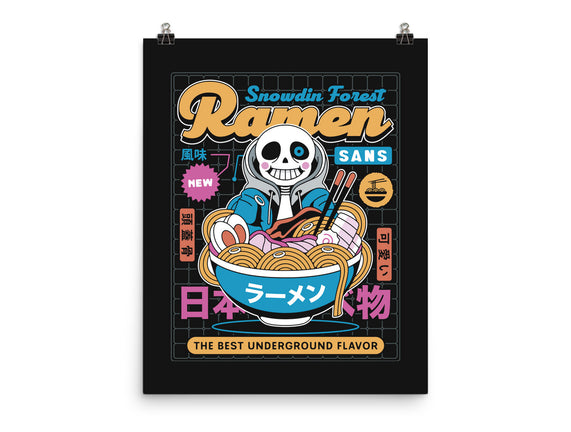 Snowdin Forest Ramen Aesthetic