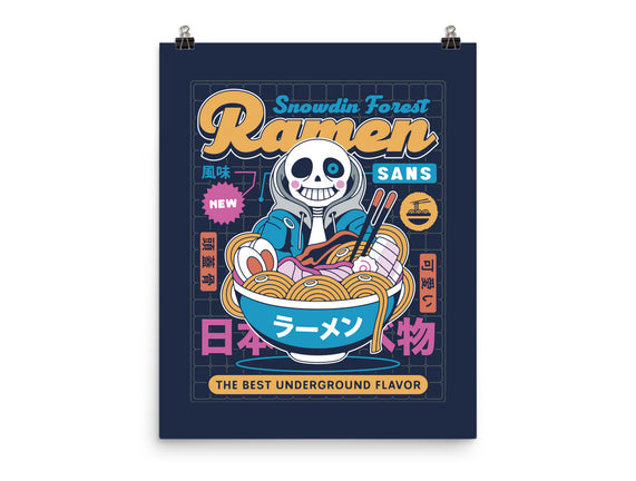 Snowdin Forest Ramen Aesthetic