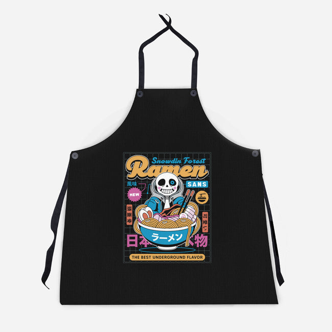 Snowdin Forest Ramen Aesthetic-Unisex-Kitchen-Apron-LAGELANTEE