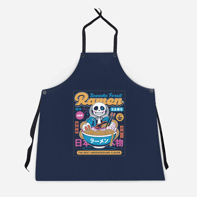 Snowdin Forest Ramen Aesthetic-Unisex-Kitchen-Apron-LAGELANTEE