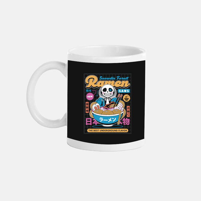 Snowdin Forest Ramen Aesthetic-None-Mug-Drinkware-LAGELANTEE