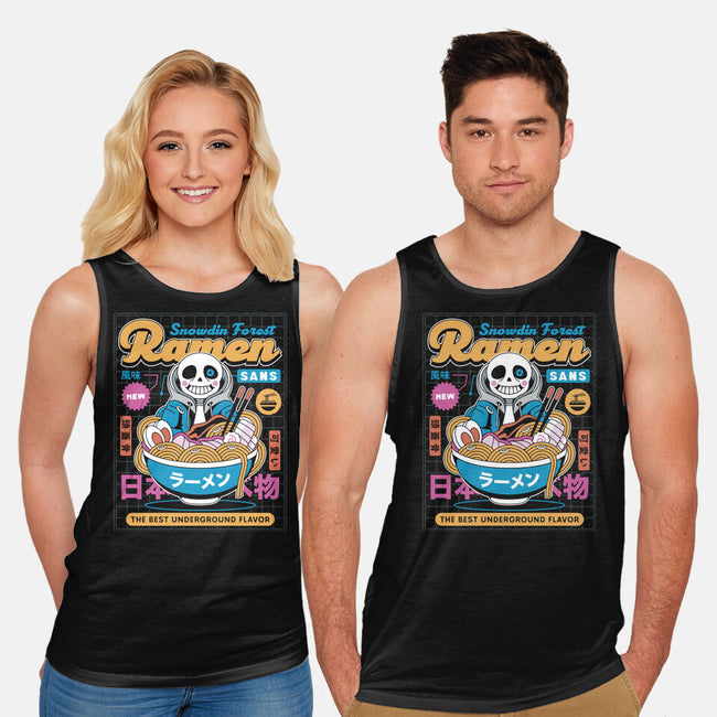 Snowdin Forest Ramen Aesthetic-Unisex-Basic-Tank-LAGELANTEE