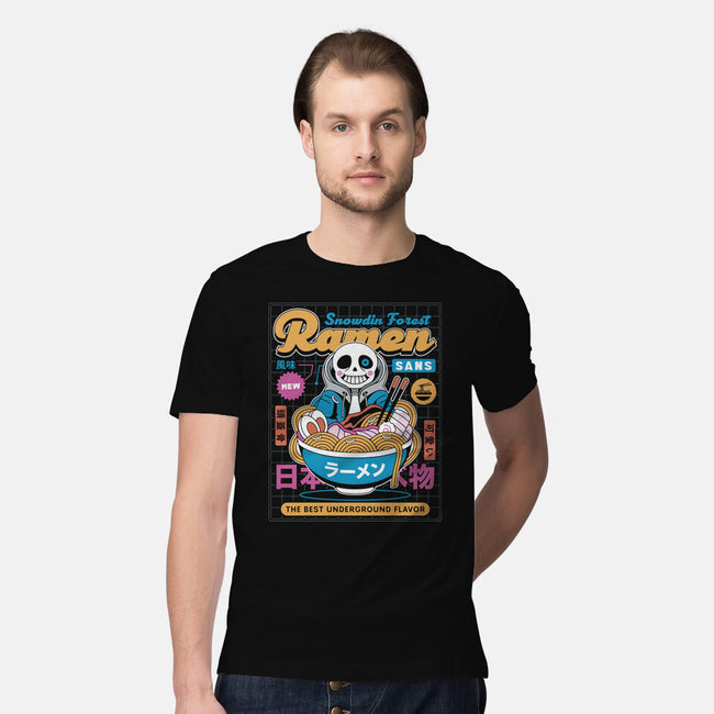 Snowdin Forest Ramen Aesthetic-Mens-Premium-Tee-LAGELANTEE