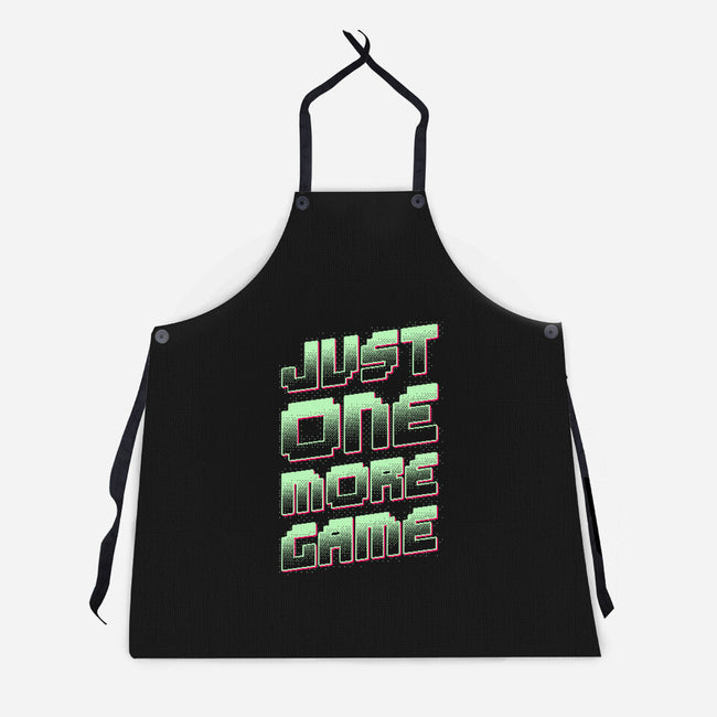 Just One More Game-Unisex-Kitchen-Apron-XYZ Studio