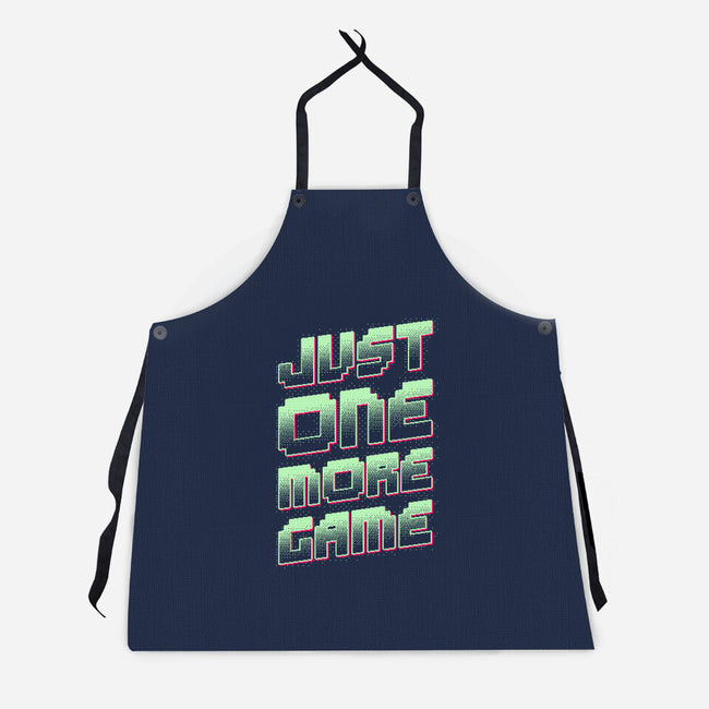 Just One More Game-Unisex-Kitchen-Apron-XYZ Studio