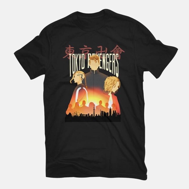 Tokyo Revengers-Mens-Basic-Tee-Afire