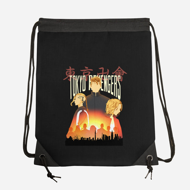 Tokyo Revengers-None-Drawstring-Bag-Afire