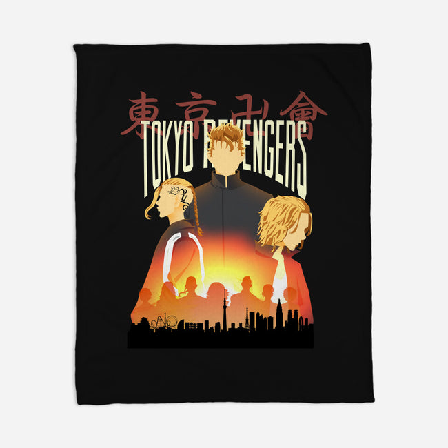 Tokyo Revengers-None-Fleece-Blanket-Afire