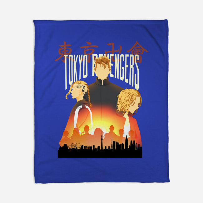 Tokyo Revengers-None-Fleece-Blanket-Afire